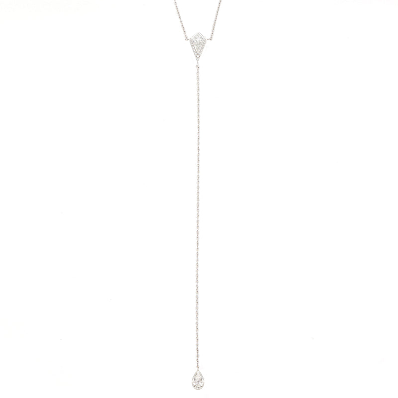 Diamond Lariat Necklace