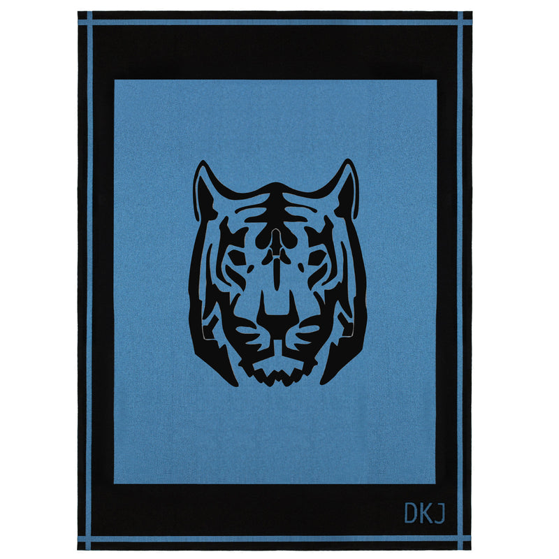 Tiger Blanket in Denim