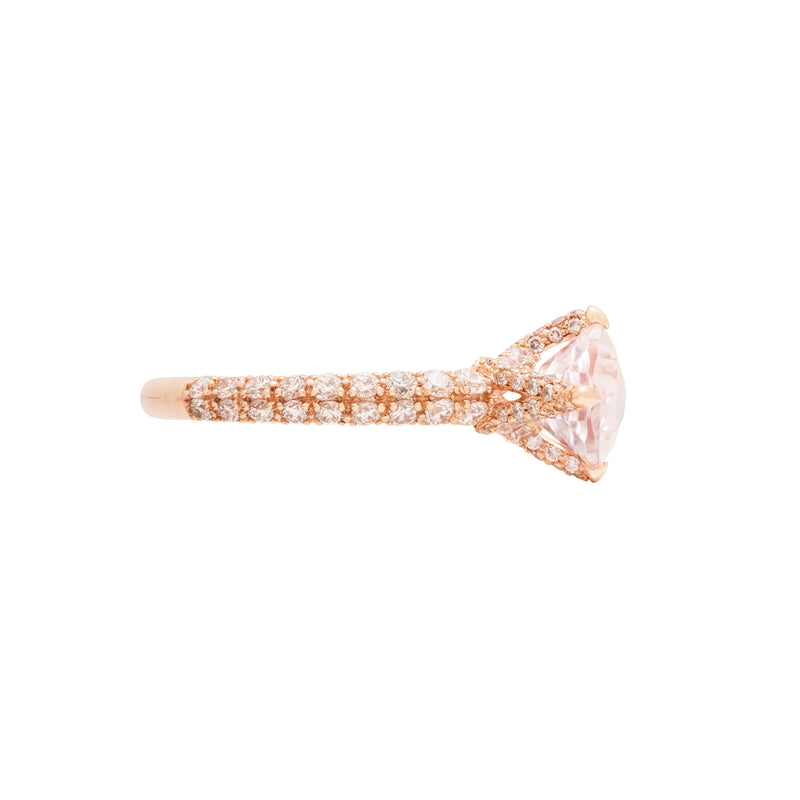 Morganite Pinky Ring