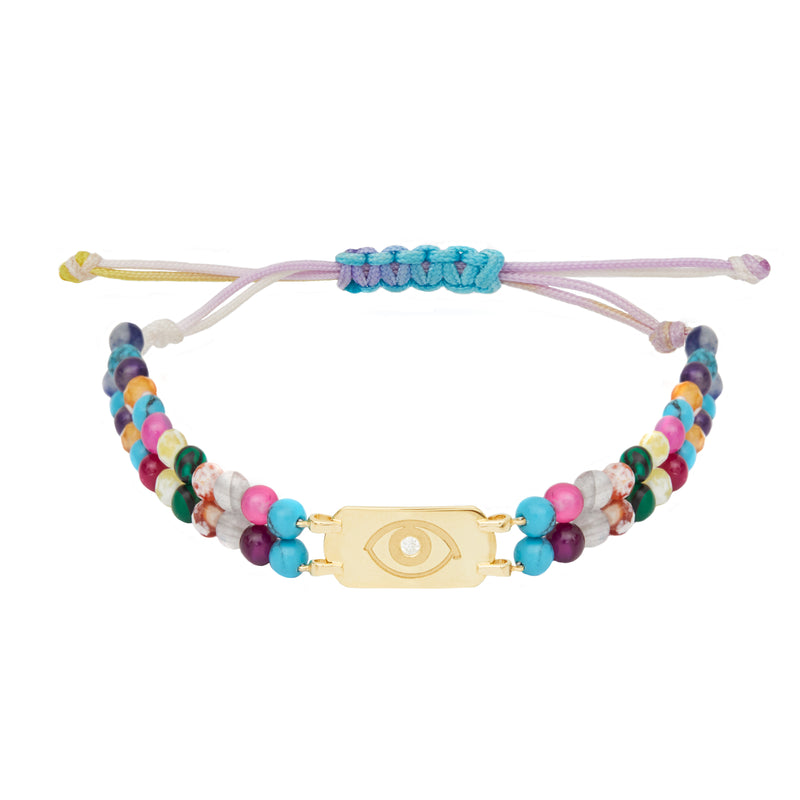 Rainbow Double Strand Bracelet
