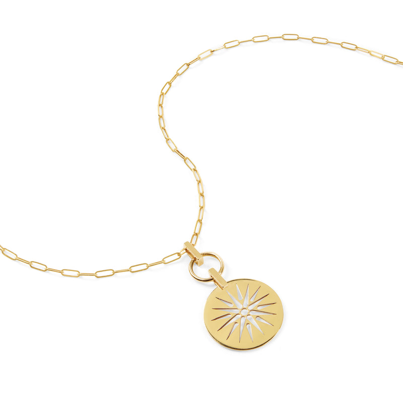 Vergina Sun Pendant Necklace