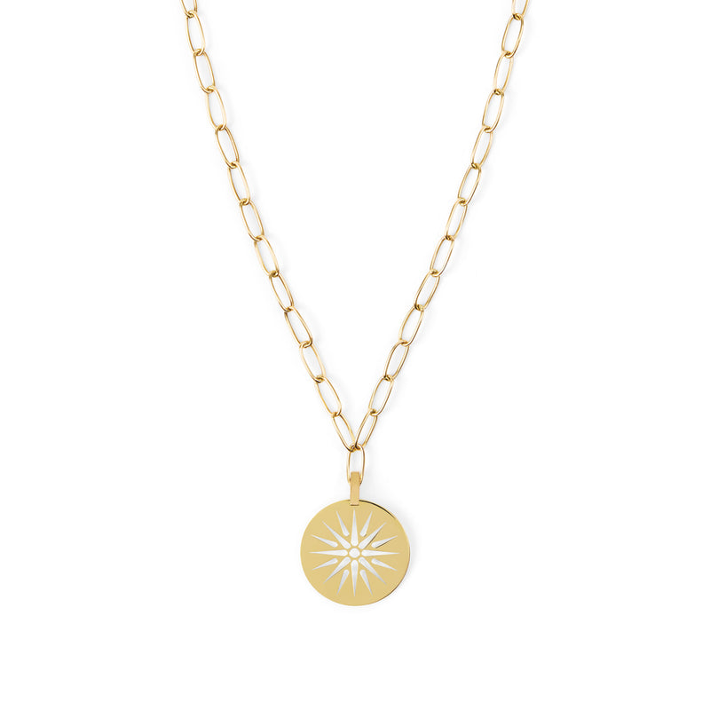 Vergina Sun Pendant Necklace