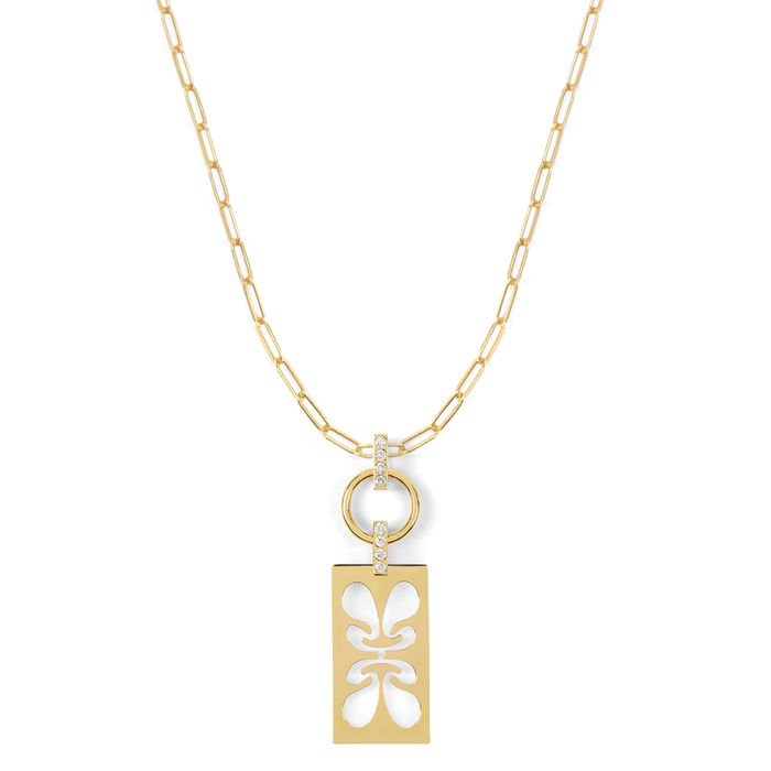 Vortex Diamond Pendant Necklace