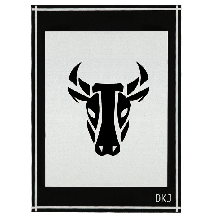 Bull Blanket (shown in Ivory and Black)