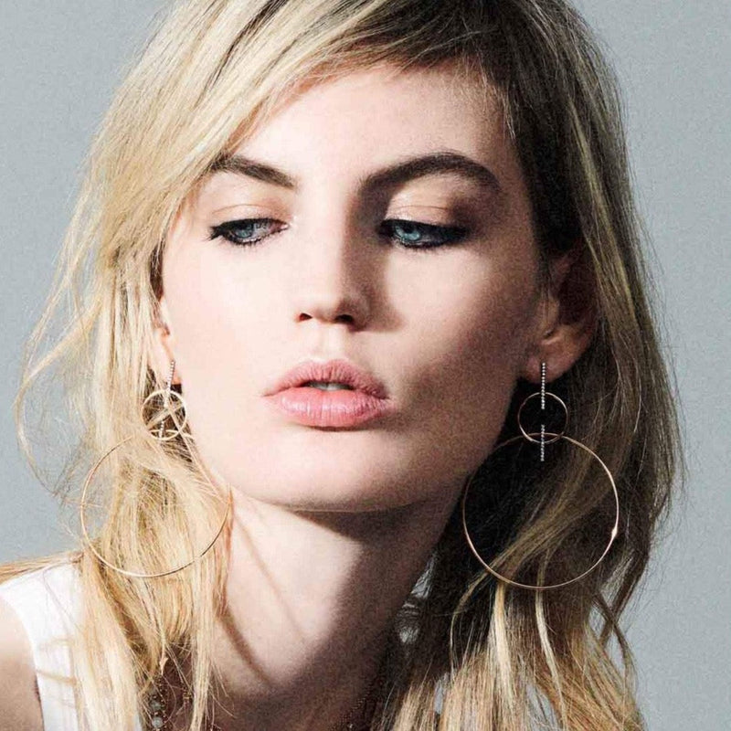 Double Bar Hoop Earrings