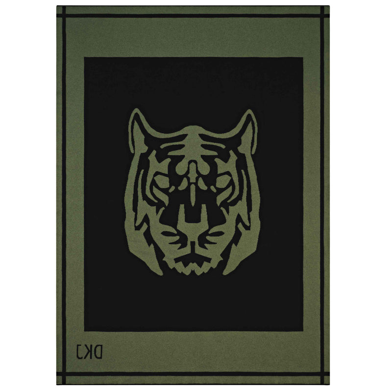 Tiger Blanket in Moss