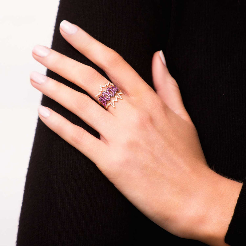 Diane Kordas Diamond BOOM Ring