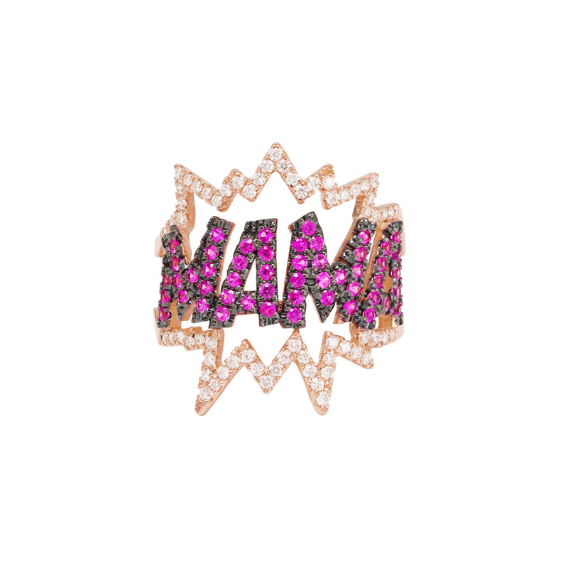 Diamond MAMA Ring