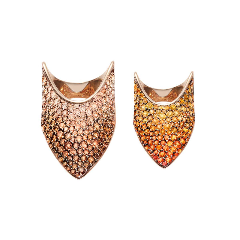 Diane Kordas Ombre Armour Rings