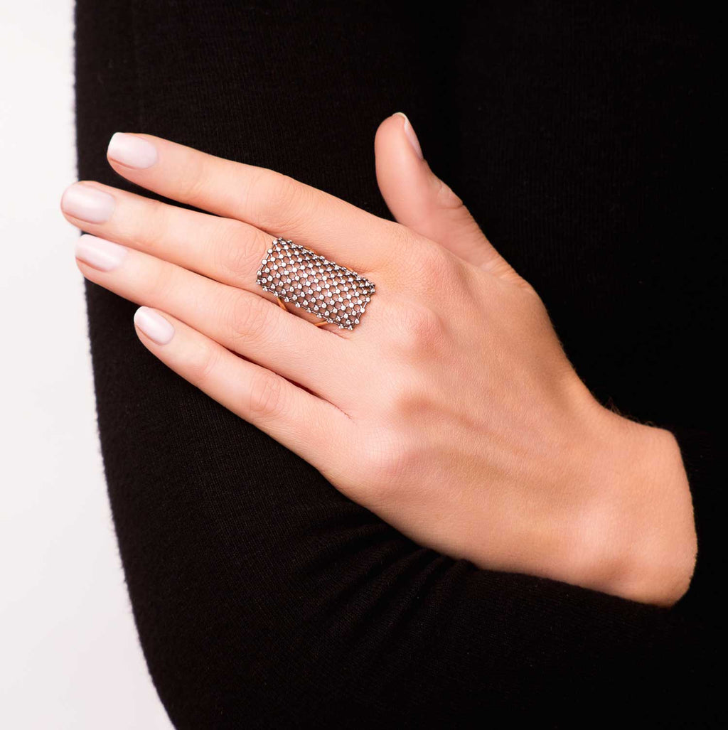 Mesh cluster hotsell ring