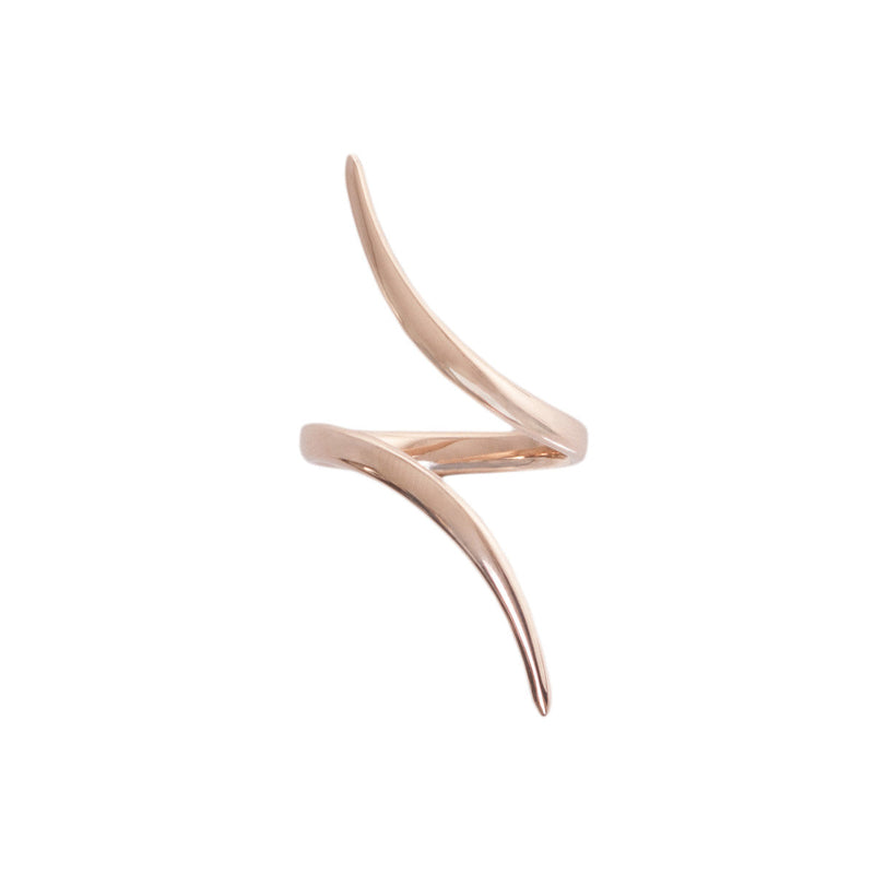 Diane Kordas Jewellery Long Gold Wrap Ring 18kt gold