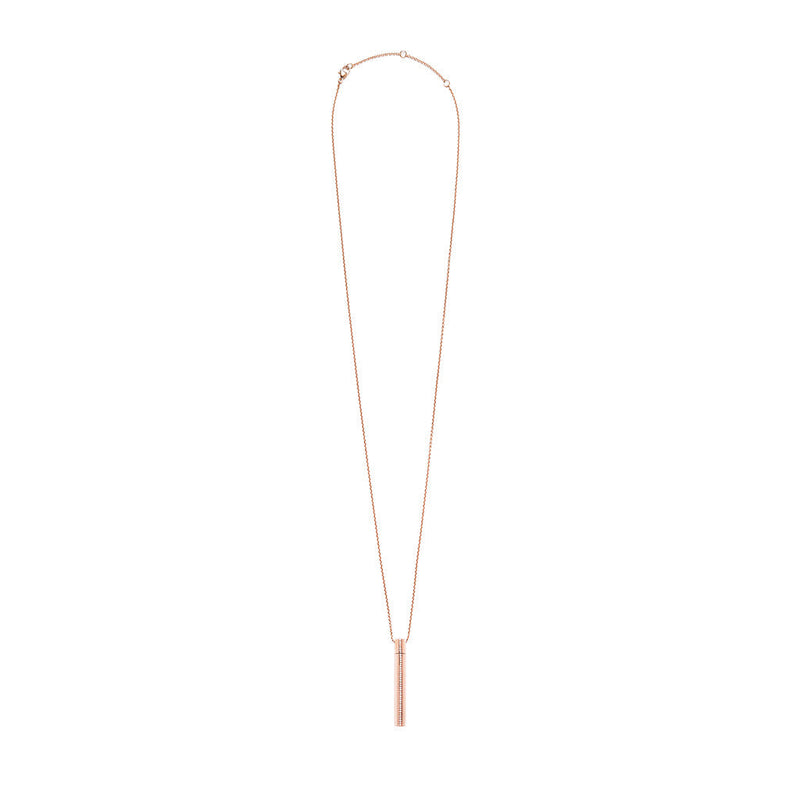 18kt Rose Gold Circular Diamond Line Amulette Full Image