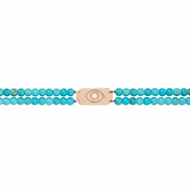 Turquoise Double Strand Choker