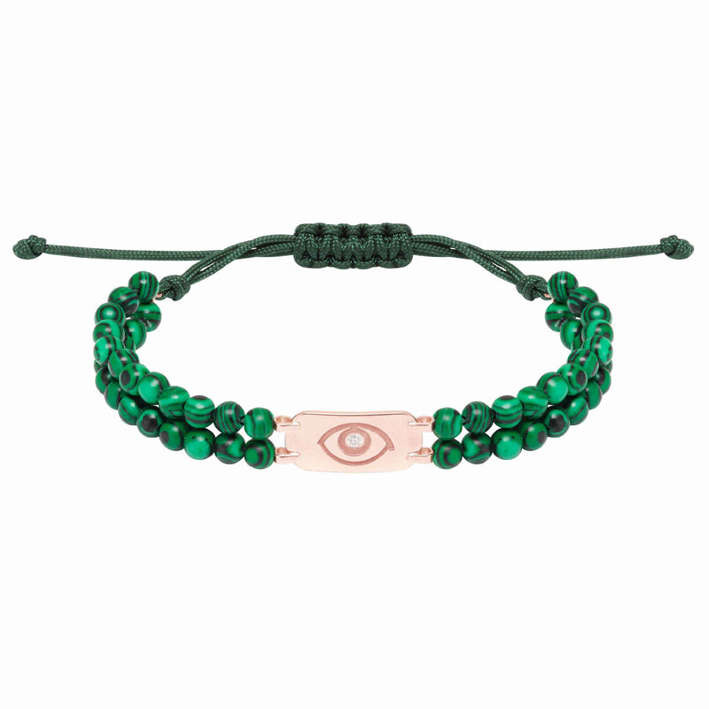 Malachite Double Strand Bracelet