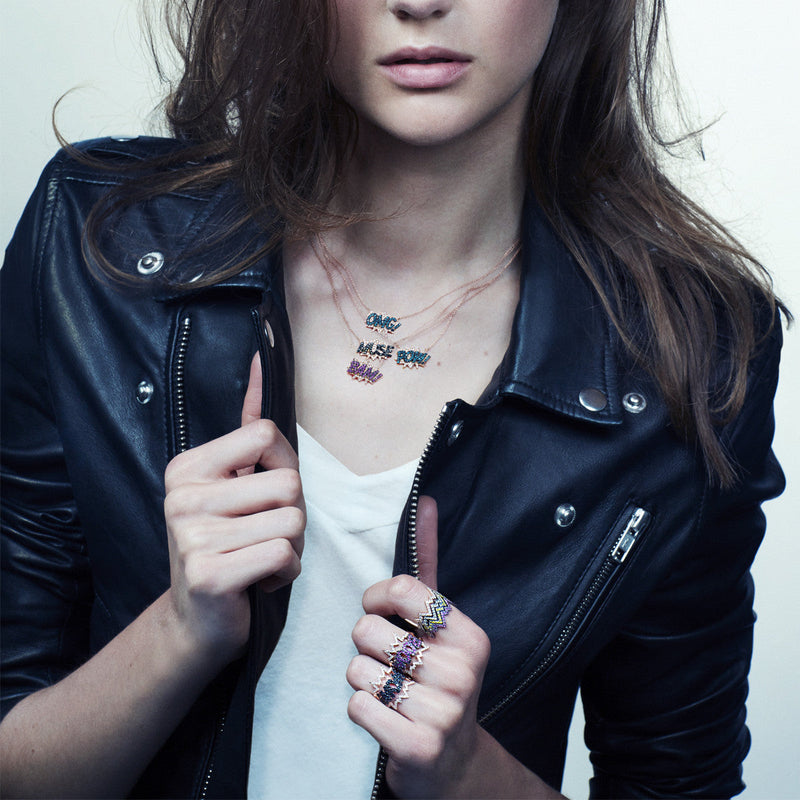 Diane Kordas Jewellery LOL! Necklace 18kt gold model