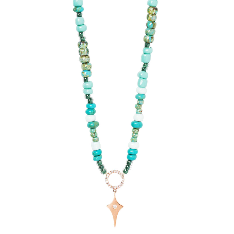 Turquoise Beaded Necklace