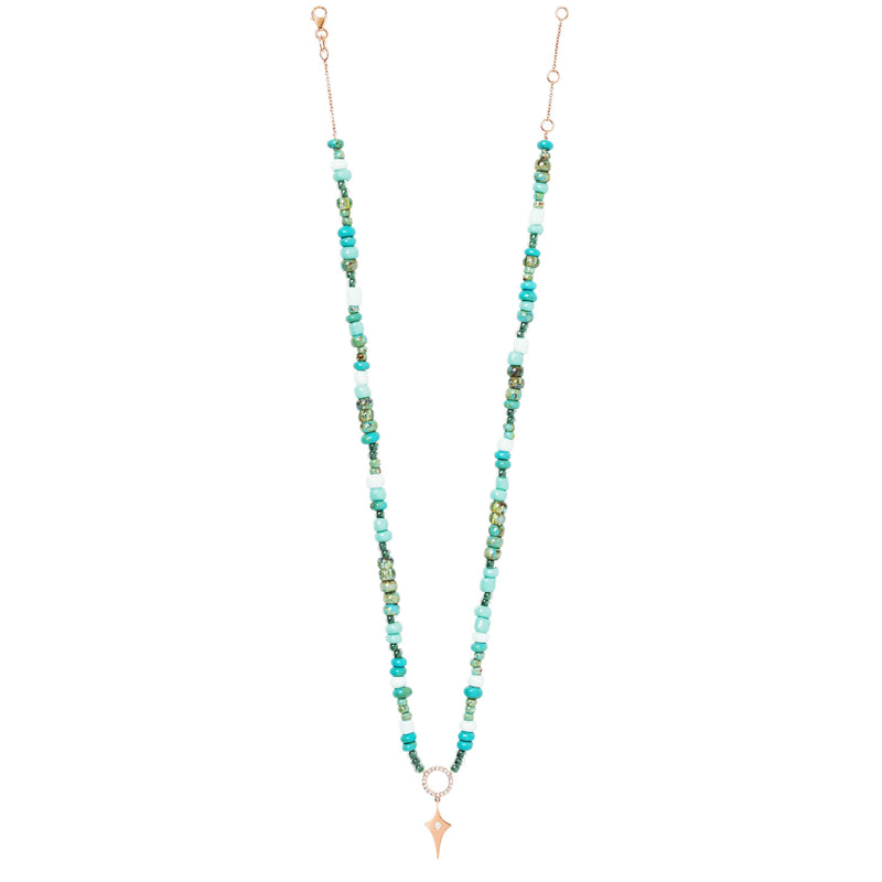 Turquoise Beaded Necklace