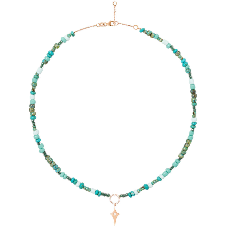 Turquoise Beaded Necklace